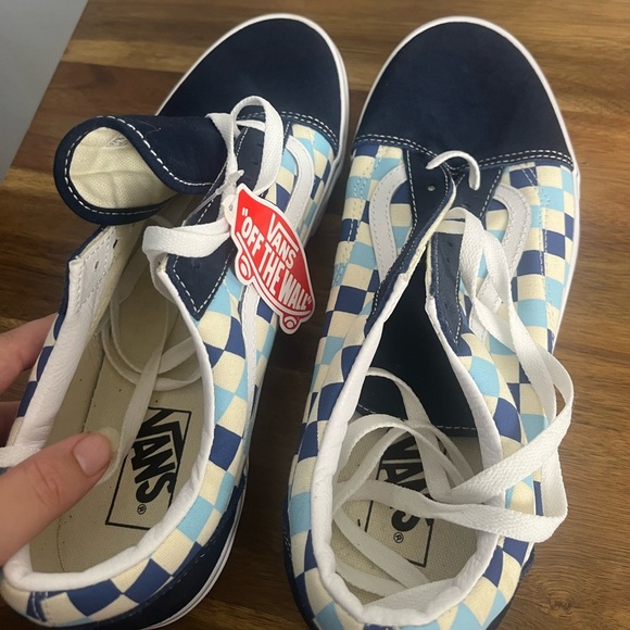 New Vans Old Skool 'Blue Topaz Checkerboard' - Size 11.5 in Men - Picture 7 of 7